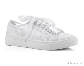 Bruidssneakers | G.Westerleigh ~ Nadine - maat 9 (42) - kleur Ivory