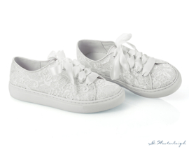 Bruidssneakers | G.Westerleigh ~ Nicki - maat 10 (43) - kleur Ivory