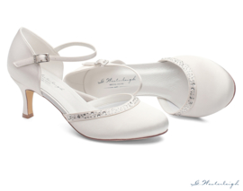 Bruidsschoenen | G.Westerleigh ~ Adele - maat 6 (39) - kleur Ivory