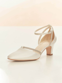 Bruidsschoenen | Avalia ~ Luna - maat 40 - kleur Ivory