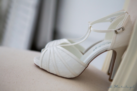 Bruidsschoenen | G.Westerleigh ~ Scarlett - maat 41 - kleur Ivory