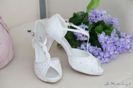 Bruidsschoenen | G.Westerleigh ~ Betty - maat 39 - kleur Ivory