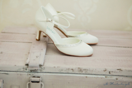 Bruidsschoenen | G.Westerleigh ~ Adele - maat 39 - kleur Ivory