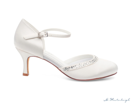 Bruidsschoenen | G.Westerleigh ~ Adele - maat 6 (39) - kleur Ivory