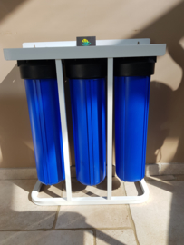 3 staps Big Blue 20" filtratiesysteem grondwaterfilter
