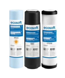 Ecosoft CHV3ECO  set van 3 vervangingsfilters PP5-B / GAC / CTO