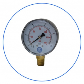 Manomètre KCGA-1. 0-10 BAR 1/4" NPT.