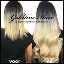 hairweft voor en na