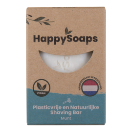 HappySoaps - Shaving Bar Munt