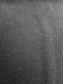 Zware tricot zwart coupon 100 x 140cm