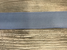Elastisch lint 40mm jeansblauw