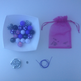 Kralenketting Pure & Purple