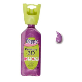 Diam's 3D verf parelmoer lila 37 ml