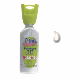 Diam's 3D verf parelmoer wit 37 ml