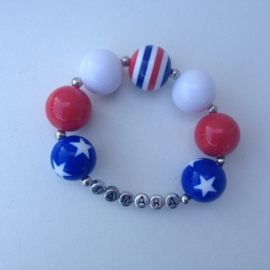 Kralenarmband American Dreams met je eigen naam