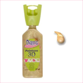 Diam's 3D verf parelmoer licht goud 37 ml
