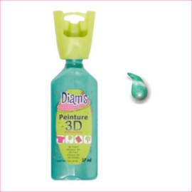 Diam's 3D verf parelmoer groen 37 ml
