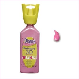 Diam's 3D verf parelmoer fel roze 37 ml