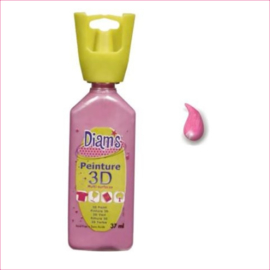 Diam's 3D verf parelmoer fel roze 37 ml