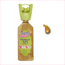 Diam's 3D verf parelmoer antiek goud 37 ml