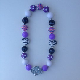 Kralenketting Pure & Purple