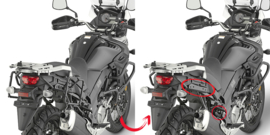 Givi PLR 3112 zijkofferhouder + Givi E22 kofferset aanbieding DL 650 XT 2017 - 2023