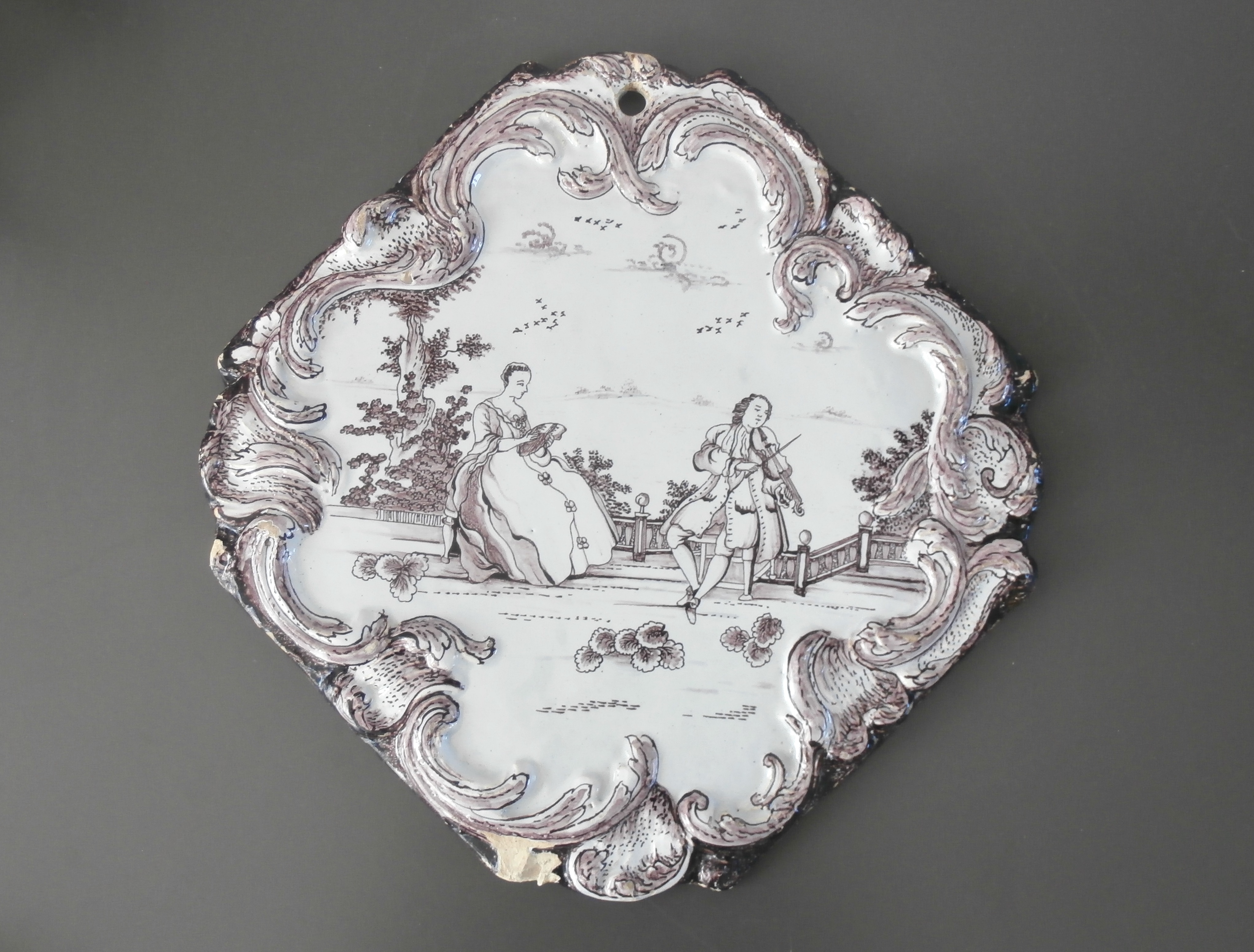 627; Plaque,  Het oude Moriaanshooft
