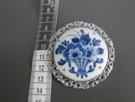 85; Broche XXL van Zenith Gouda, zilver