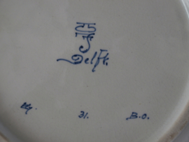 525; Bevrijdingsbord 25,5 cm , De Porceleyne Fles