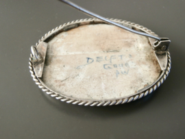 Royale ovale broche, Pieter Woerlee.