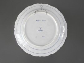 De Porceleyne Fles, 1953 Wandschotel 34,5 cm.