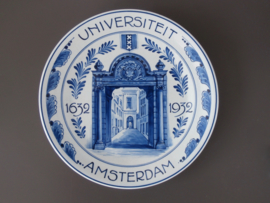 386; herdenkingsbord, 1932, UVA 300 jaar.