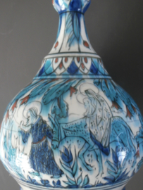 Steelvaas  "Vlucht naar Egypte"  Iznik-stijl DPF