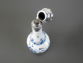 289; Parfumflacon, delftsblauw met zilver,1955