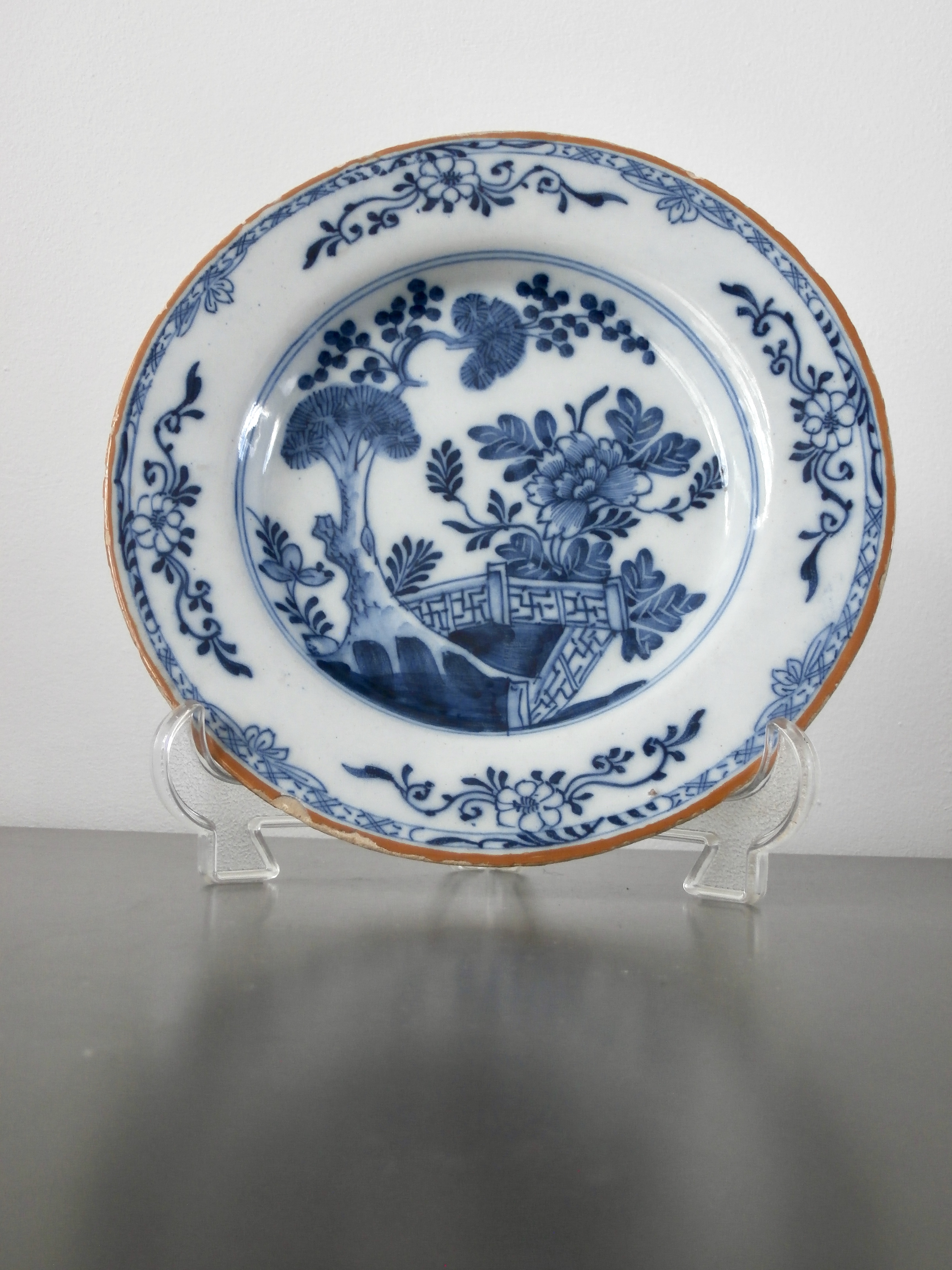 Bord van 'De Porceleyne Bijl' 1657-1813