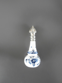 Parfumflacon 1955, delftsblauw met zilver