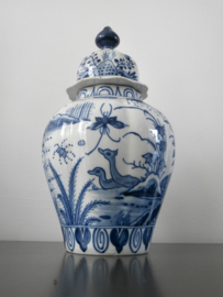 Tichelaar, pul met deksel,M ca 1900-1940
