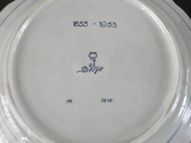 De Porceleyne Fles, 1953 Wandschotel 34,5 cm.