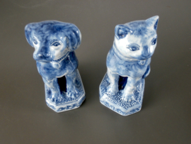 556; Hond & poes,  Gebr Tichelaar, Makkum