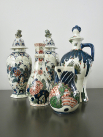 604; 1922, Stel dekselvazen 'De Porceleyne Fles',