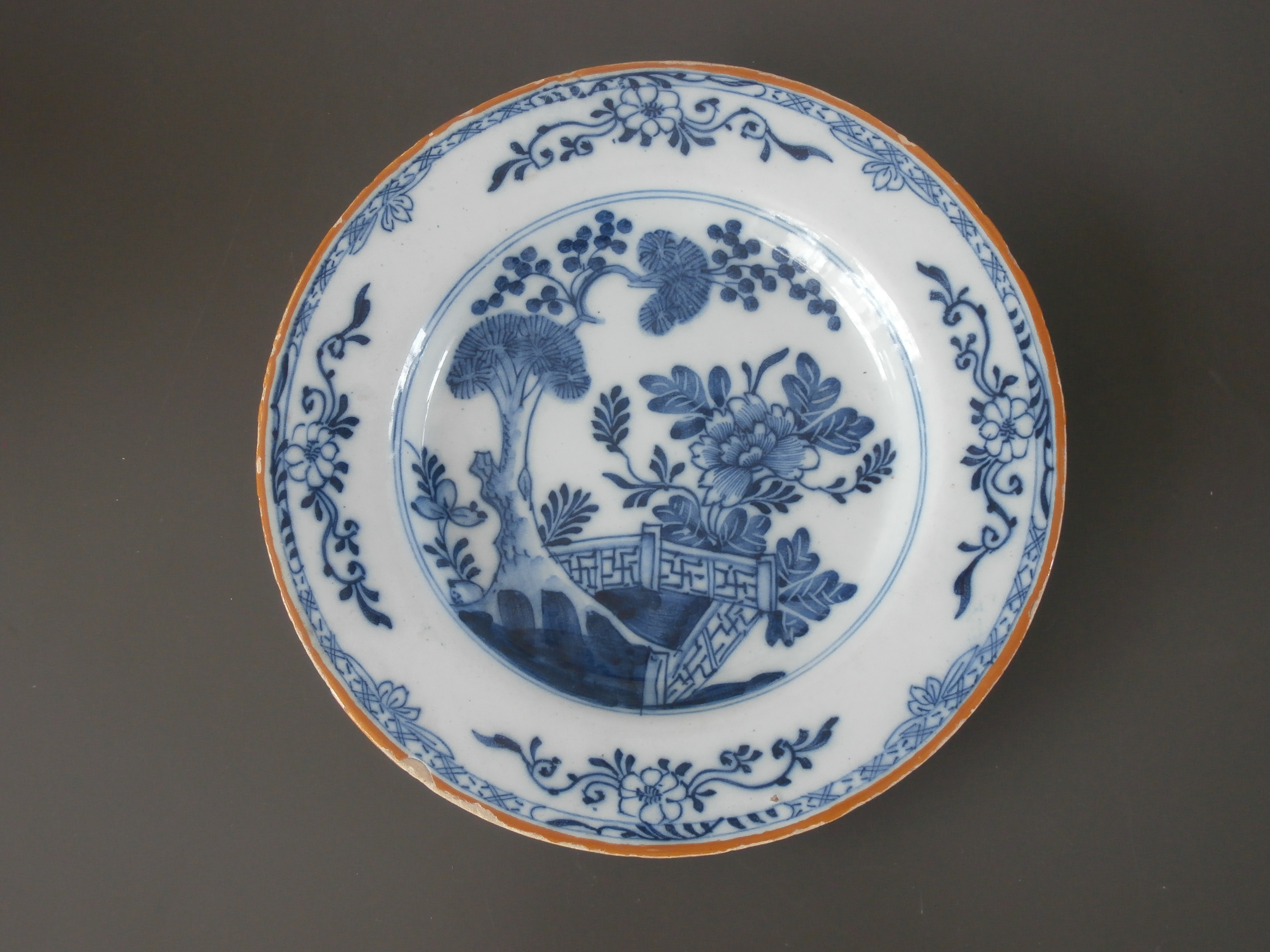 Bord van 'De Porceleyne Bijl' 1657-1813
