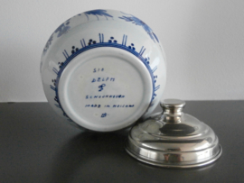 146; Confiturepot, Delftsblauw  halverwege de 20e eeuw