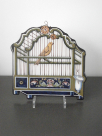 Vogelkooi wandplaquette, Tichelaar, Makkum