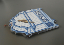 391; Vogelkooi wandplaquette, Tichelaar, Makkum
