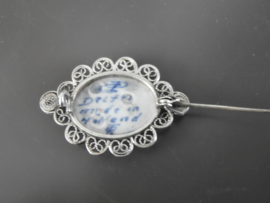 Ovale vroege broche Plateelbakkerij Schoonhoven
