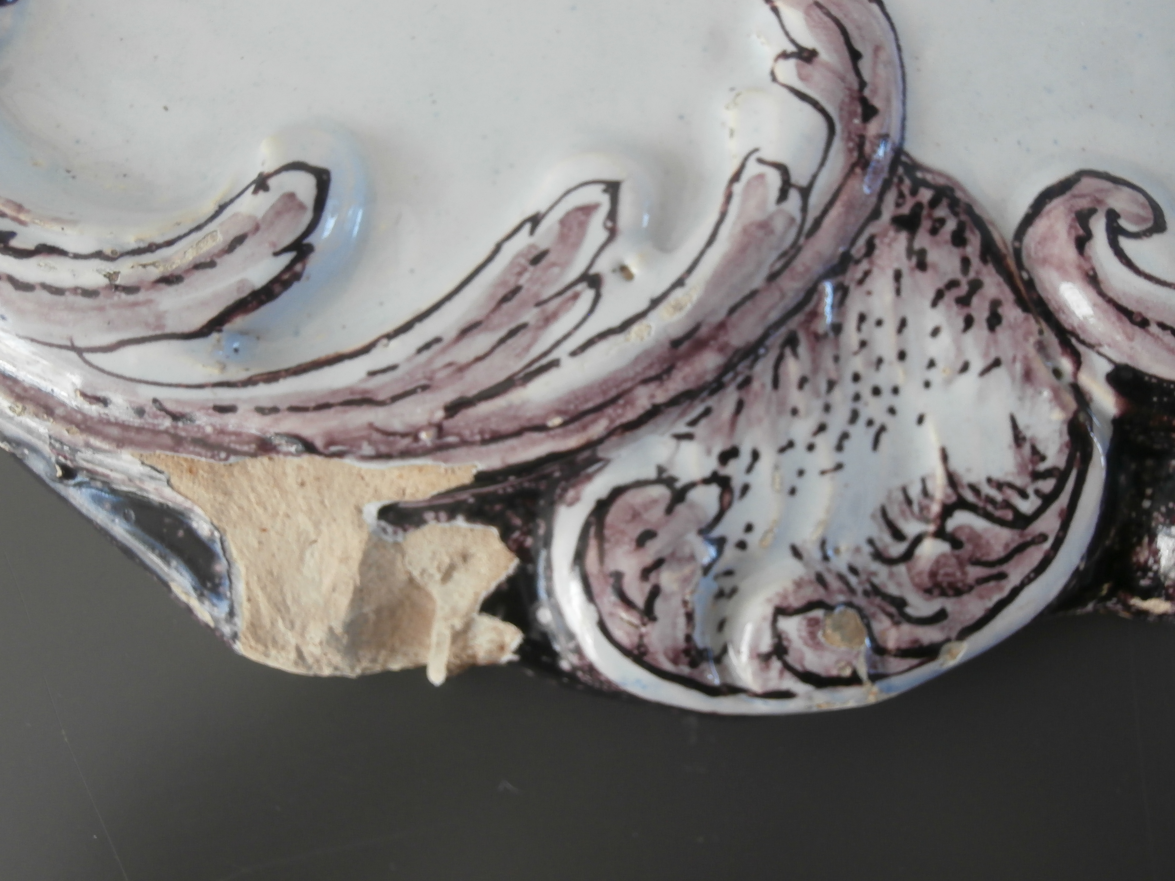 627; Plaque,  Het oude Moriaanshooft