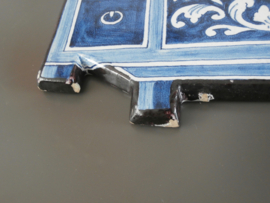 391; Vogelkooi wandplaquette, Tichelaar, Makkum