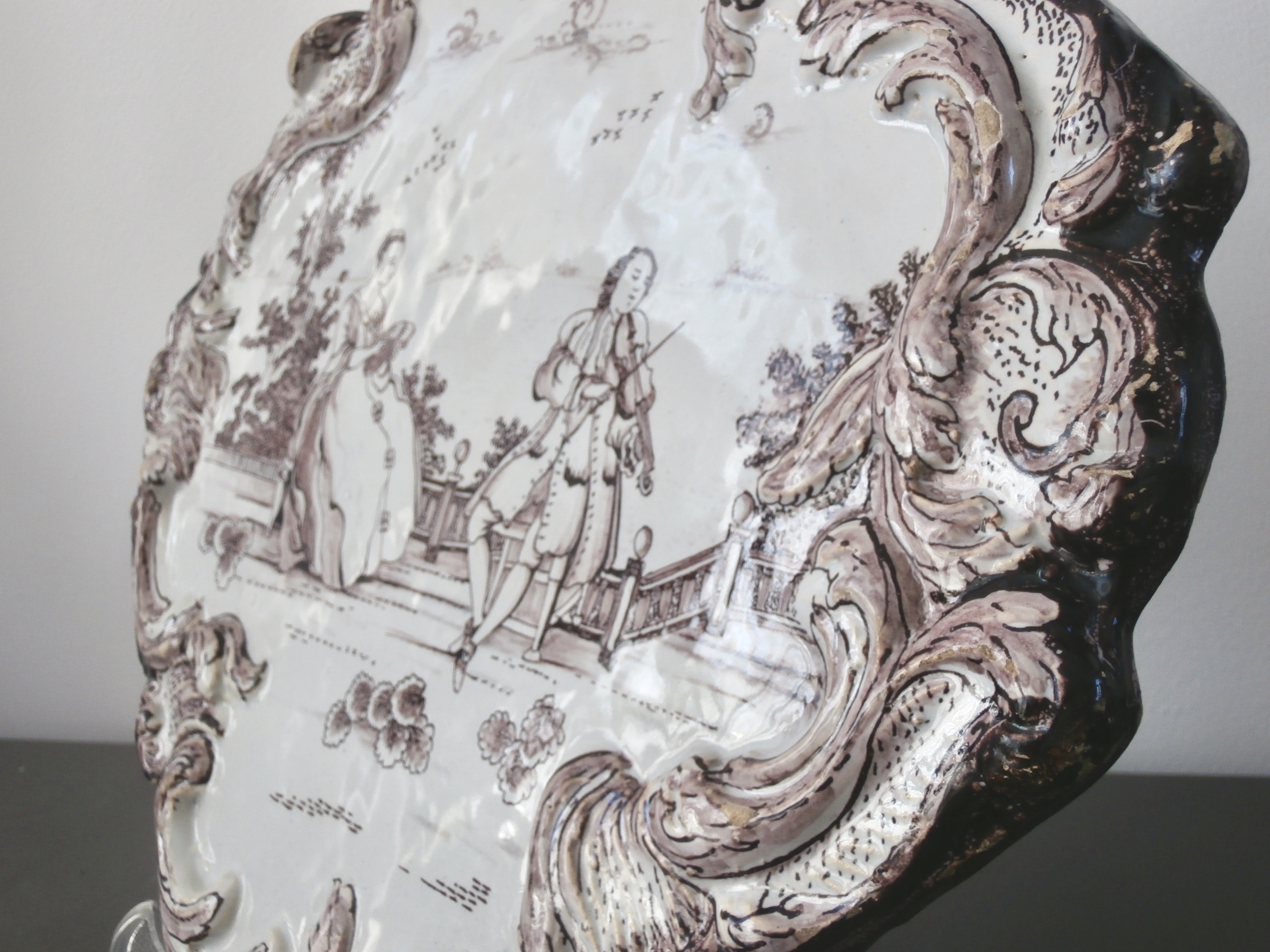 627; Plaque,  Het oude Moriaanshooft