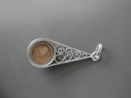 Druppelvormige hanger, lengte 30 mm