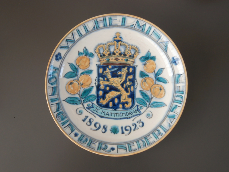 450; Herdenkingsbord Wilhelmina, De Porceleyne Fles